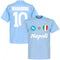 Napoli Maradona 10 KIDS Team T-Shirt - Sky