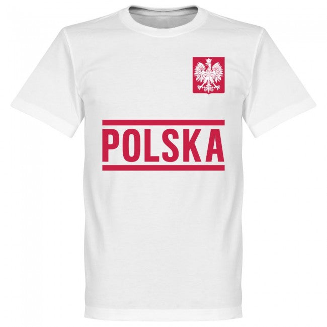 Poland Lewandowski Team T-Shirt - White