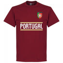 Portugal Ronaldo Team T-Shirt - Maroon