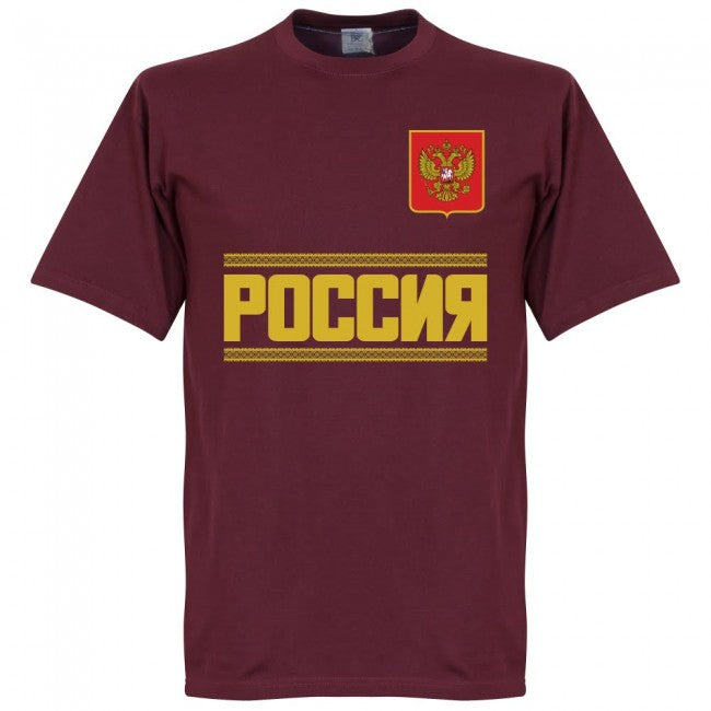 Russia Team Dzagoev T-shirt - Maroon