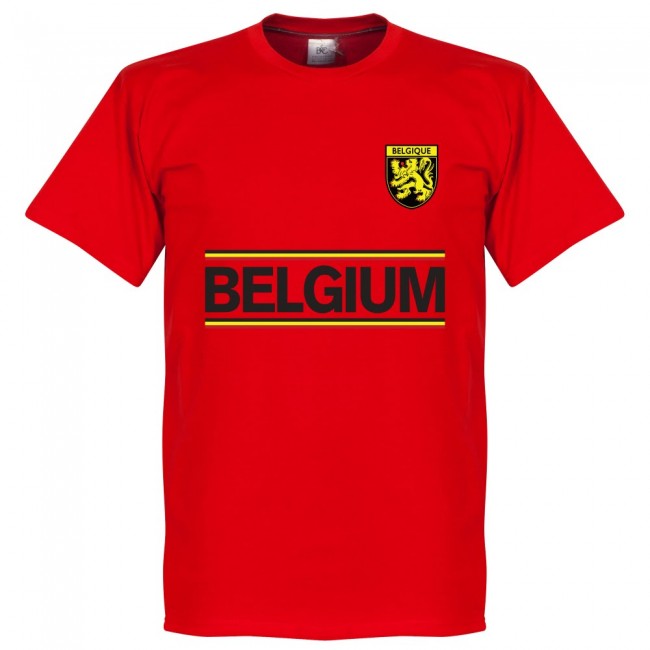 Belgium Lukaku Team T-Shirt - Red