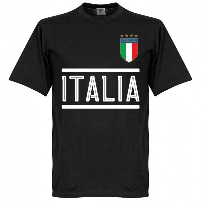 Italy Buffon Team T-shirt - Black