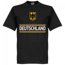 Germany Team T-shirt + Goretzka 8 - Black