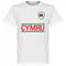 Cymru Bale 11 Team T-Shirt - White