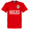 Wales Bale 11 Team T-Shirt - Red