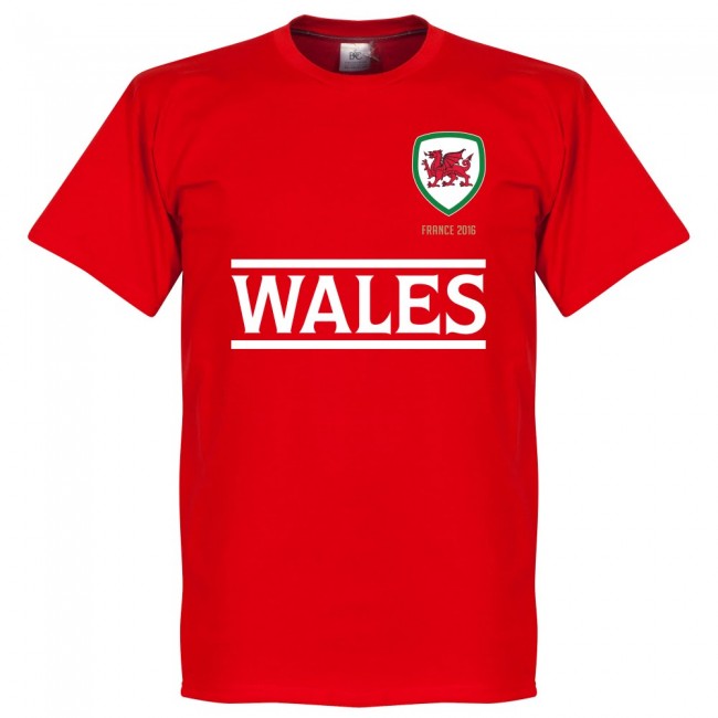 Cymru Ramsey Team T-shirt - Red