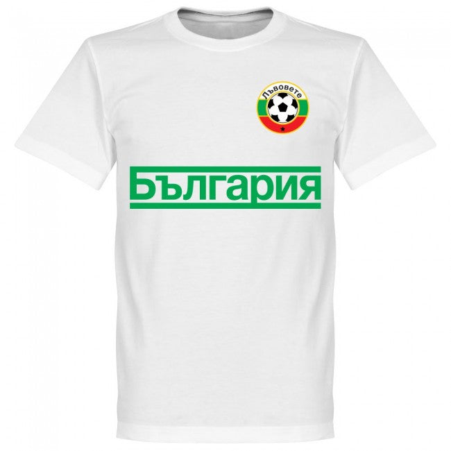 Bulgaria Berbatov 9 Team T-Shirt - White