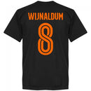 Holland Wijnaldum 8 Team T-Shirt - Black