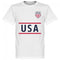 USA Dempsey 8 Team T-Shirt - White
