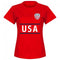 USA Horan 9 Team Womens T-Shirt - Red