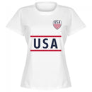 USA Press 23 Team Womens T-Shirt - White