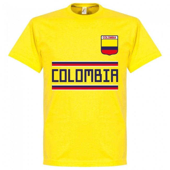 Colombia Cuadrado 11 Team T-shirt - Yellow
