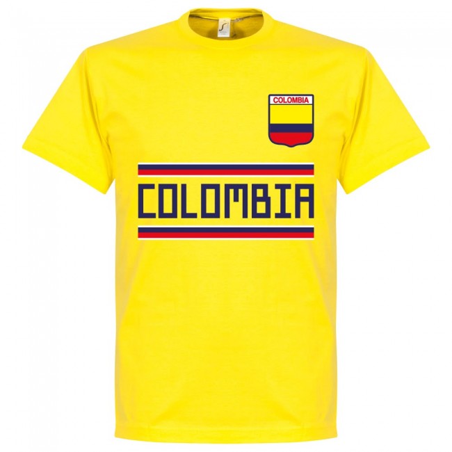 Colombia D. Sanchez 23 Team T-Shirt - Yellow