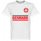 Denmark Eriksen 10 Team T-Shirt - White