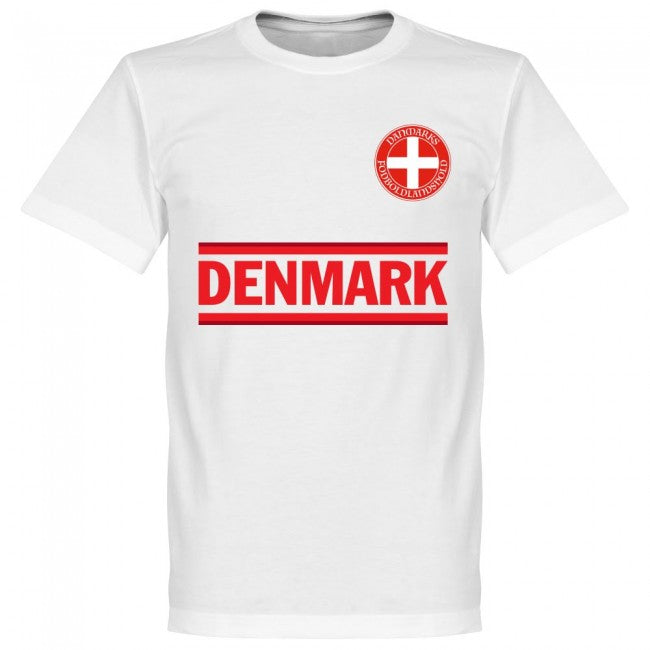 Denmark Eriksen 10 Team T-Shirt - White