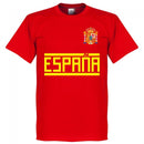 Spain A. Iniesta 6 Gallery Team T-Shirt - Red