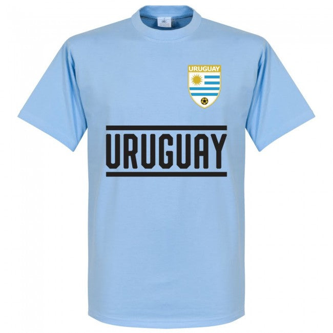 Uruguay Bentancur 6 Team T-Shirt - Sky