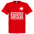 Switzerland Xhaka 10 Team T-shirt - Red