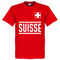 Switzerland Xhaka 10 Team T-shirt - Red