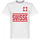 Switzerland Shaqiri 23 Team T-Shirt - White
