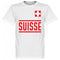 Switzerland Shaqiri 23 Team T-Shirt - White