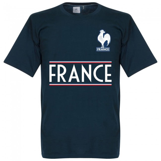 France Mbappe 10 Team T-Shirt - Navy