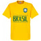 Brazil Zico 10 Gallery Team T-Shirt - Yellow