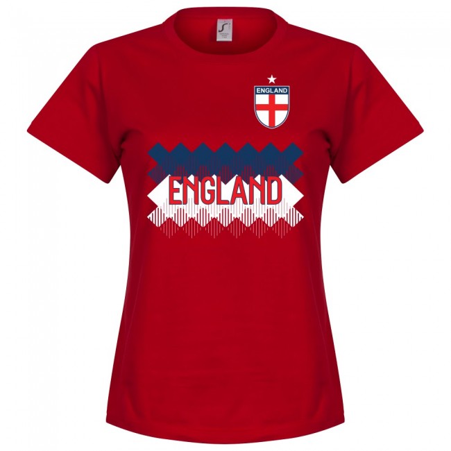 England Kane 9 Team Womens T-Shirt - Red