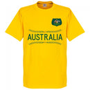 Australia Cahill 4 Team T-Shirt - Yellow