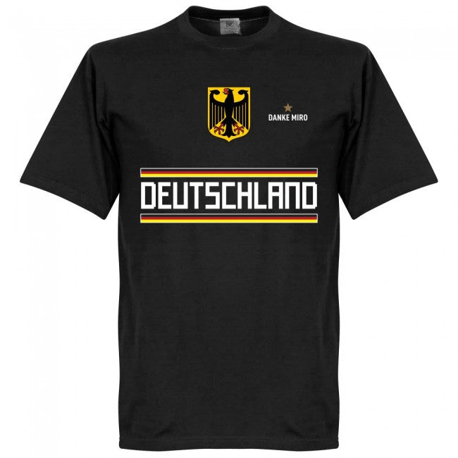 Germany Danke Miro Klose Team T-Shirt - Black