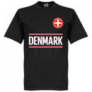 Denmark Schmeichel 1 Team T-Shirt - Black
