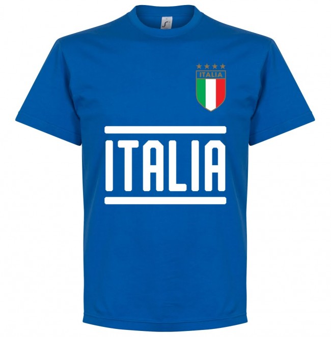 Italy Totti 10 Team T-Shirt - Royal