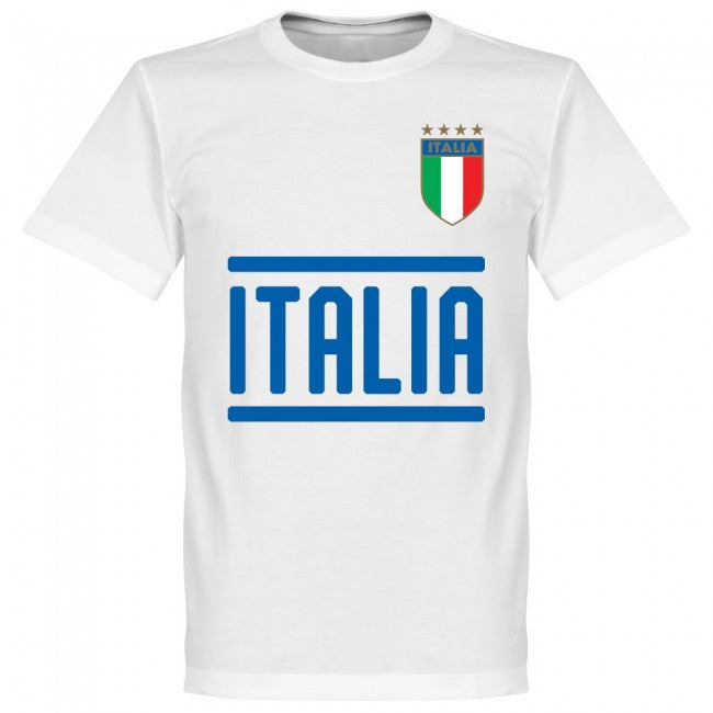 Italy Chiesa 14 Team T-Shirt - White