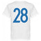 Team Europe 28 T-shirt - White