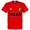 AC Milan Maldini 3 Gallery Team T-Shirt - Red