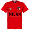 AC Milan Maldini 3 Team T-Shirt - Red