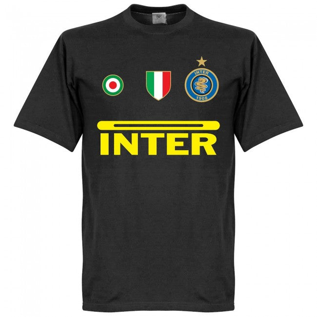 Inter Ronaldo 10 Team T-Shirt - Black