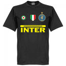 Inter Bergkamp 10 Team T-Shirt - Black