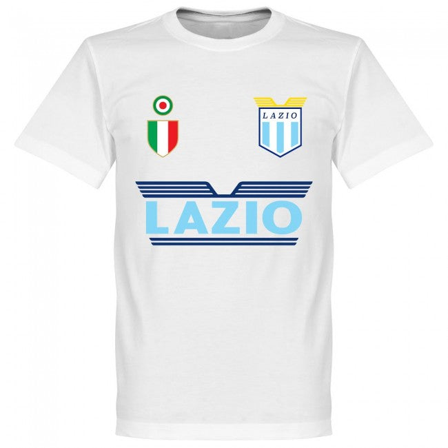 Lazio Chinaglia 9 Team T-Shirt - White