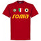 Roma Vintage Falcao 5 Team T-Shirt - Tango Red
