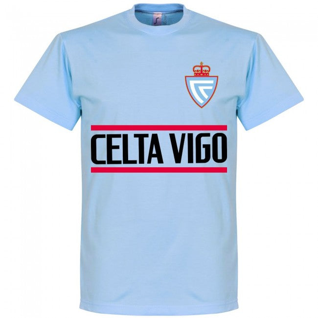 Celta Vigo Iago Aspas 10 Team T-Shirt - Sky