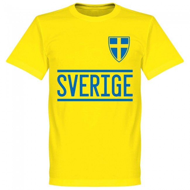 Sweden Ibrahimovic 10 2020 Team T-Shirt - Yellow