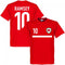 Wales Team Ramsey 10 T-Shirt - Red