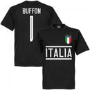 Italy Buffon Team T-shirt - Black