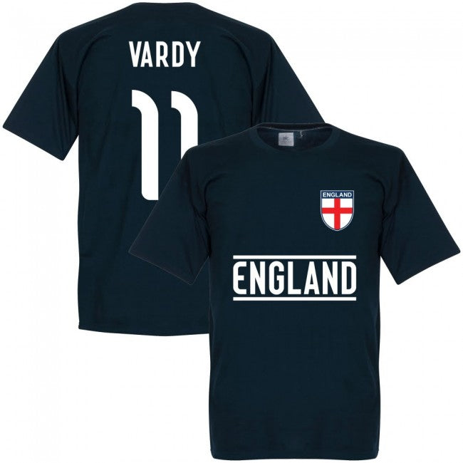 England Vardy Team T-Shirt - Navy