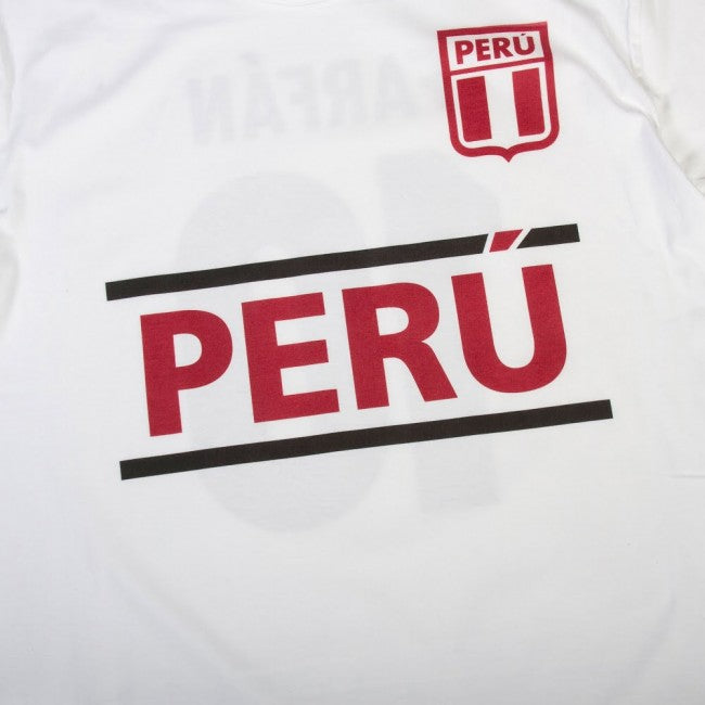 Peru Carrillo 18 Team T-Shirt - White