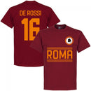 AS Roma De Rossi 16 Team T-Shirt - Red