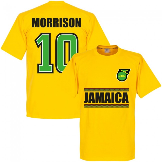 Jamaica Morrison 10 Team T-Shirt - Yellow