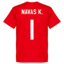 Costa Rica Keylor Navas Team T-Shirt - Red