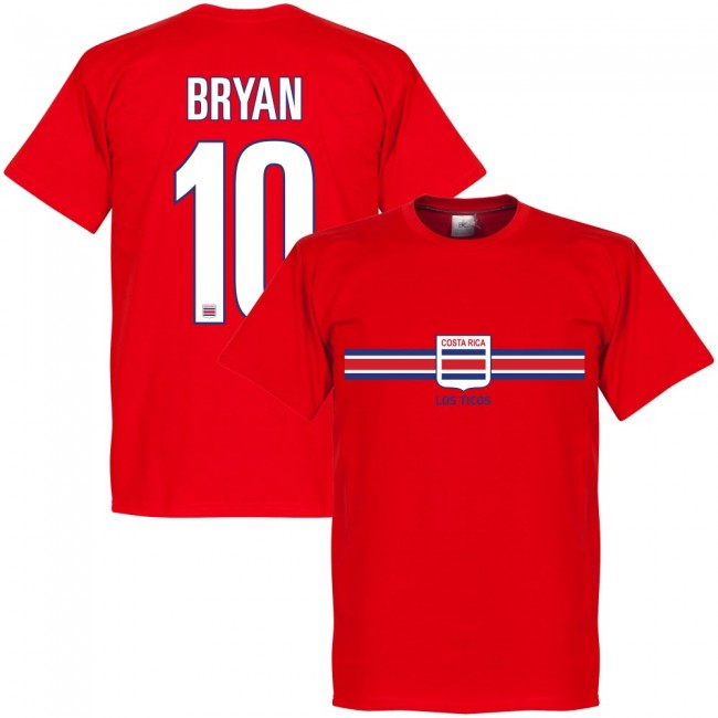 Costa Rica Bryan Team T-Shirt - Red